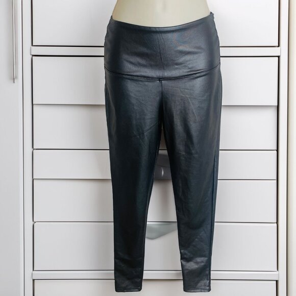 Kenar High Waisted Tummy Control Leggings Metallic Grey - Picture 1 of 8